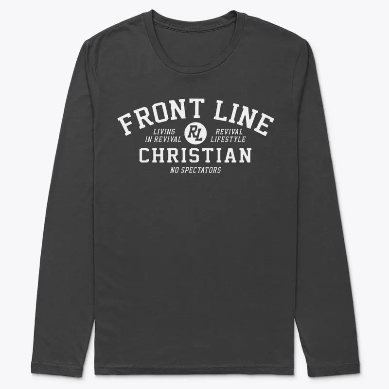 Front Line Christian White Text 