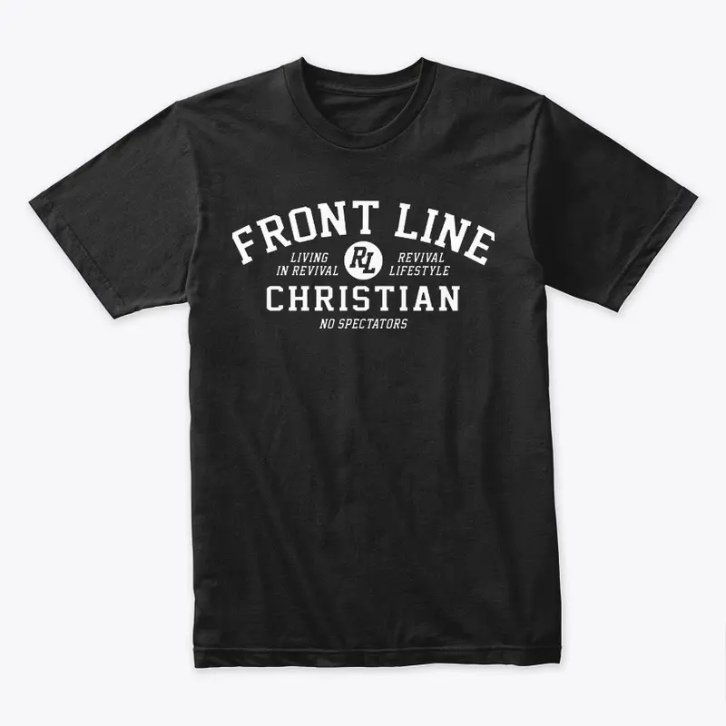 Front Line Christian White Text 